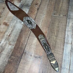 ADoppia Vita Leopard Print Belt boho chic